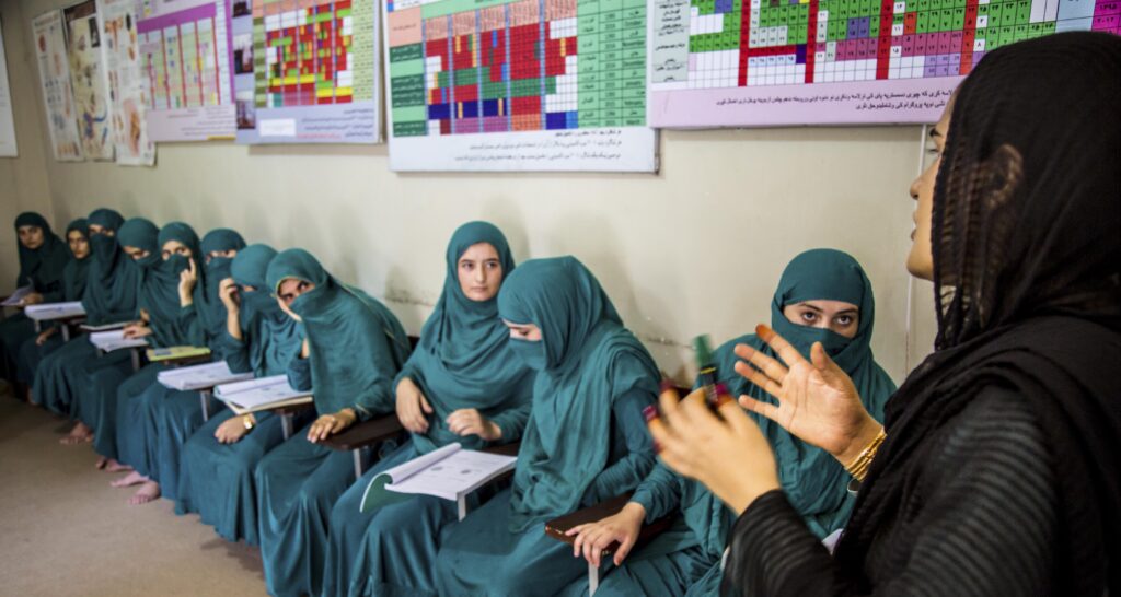 Nurses training in Jalalabad, Afghanistan