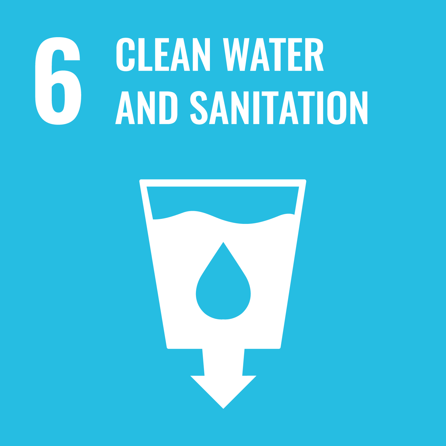 Icon for Clean water and sanitation