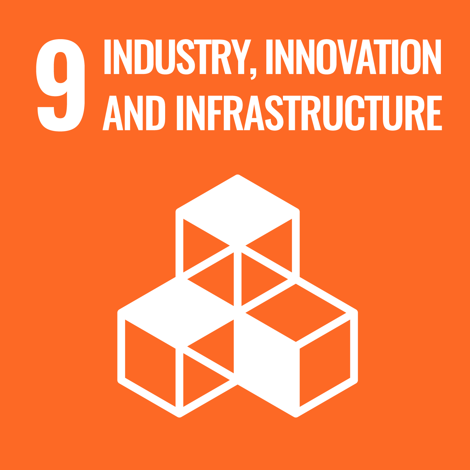 Icon for Industry, innovation and infrastructure